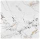 Coaster® Carvell Mirage White Coffee Table with Black Nickel Base-5