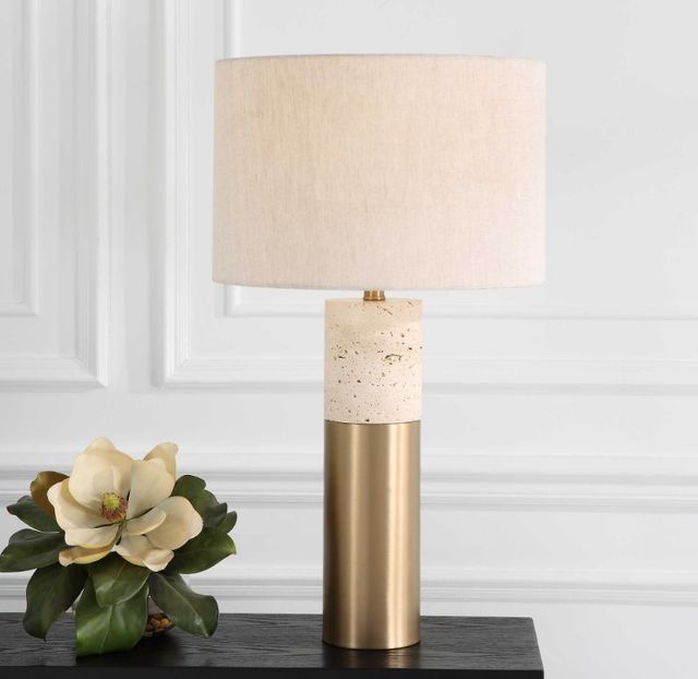 Uttermost® Gravitas Brass Table Lamp-1