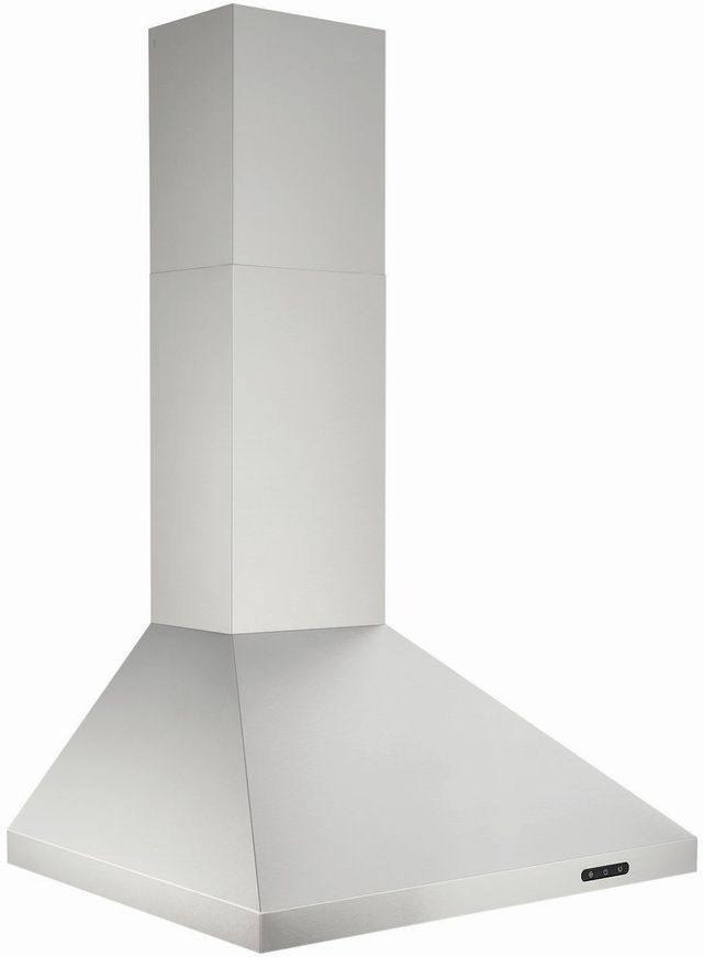 Broan® Elite EW48 Series 24" Stainless Steel Convertible Wall Mount Chimney Range Hood-0