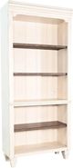 Sunny Designs™ Pasadena Home Office Buckskin/Marble White Bookcase -0