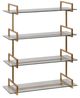 Uttermost® Auley Gold Leaf Wall Shelf-0