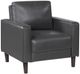 Homelegance® Malcolm Dark Gray Accent Chair-0