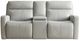 Liberty Furniture Chase Oslo Gray Triple Power Zero Gravity Reclining Loveseat with Console-0