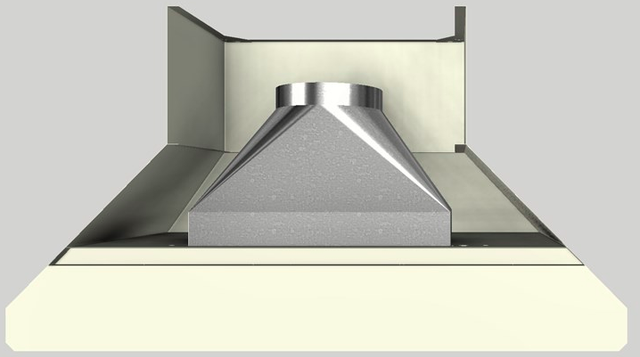 Vent-A-Hood® 60" Biscuit Wall Hood-2