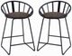 ACME Furniture Zudora 2-Piece Black Counter Height Chair-4