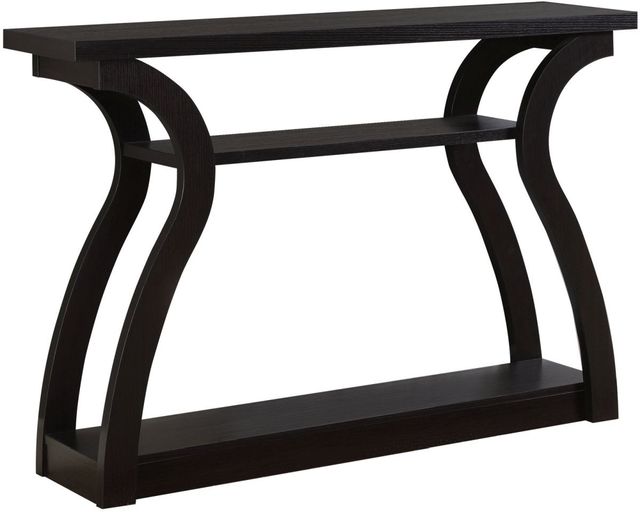 Monarch Specialties Inc. 47"L Espresso Hall Console Table -0