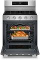 KitchenAid® 30" FingerPrint Resistant Stainless Steel Smart Freestanding Gas Range with Convection Cooking Modes-2