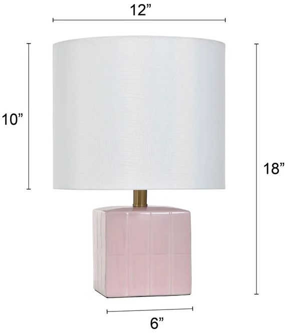 Stylecraft Tamara Day Matilda Pink Accent Lamp-2