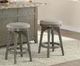 ECI Furniture PineCrest Distressed Pine/Grey Backless Counter Stool-0
