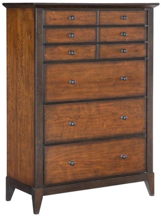 Legacy Classic Fenmore Dark Mocha/Distressed Cherry Drawer Chest-0