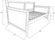 Kodiak Furniture Sloane Graystone Twin Daybed Frame-2
