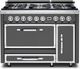 Viking® Tuscany 48" Damascus Gray Dual Fuel Pro Style Dual Fuel Range-0