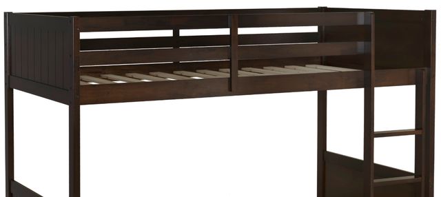 Powell® Dalton Espresso Low Profile Twin Bunk Bed-1