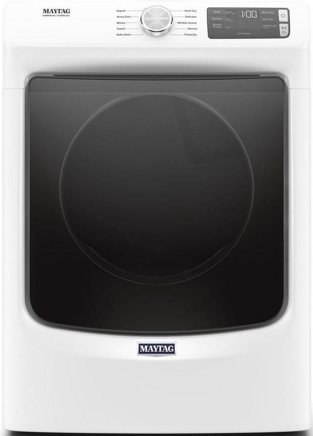 Maytag® White Front Load Washer & Gas Dryer Laundry Pair-2