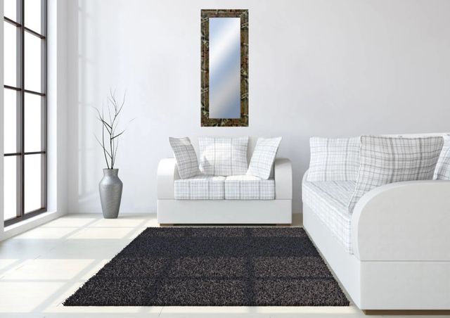 Classy Art Brown/Gray Decorative Wall Mirror-2