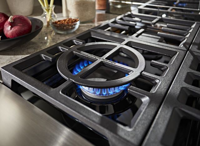 KitchenAid® 48" Stainless Steel Pro Style Gas Range-6