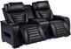 Coaster® Zuma Black Power Reclining Loveseat with Power Headrest-0