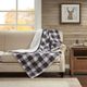 Olliix by Woolrich Ridley Black Softspun Down Alternative Oversized Throw-2