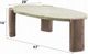 ACME Furniture Jacinda Weathered Gray Coffee Table with Oak Base-2