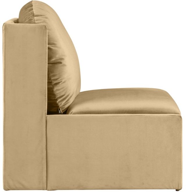 Meridian Furniture Sigma Camel Velvet Upholstered Accent Chair-3
