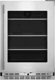 KitchenAid® 24" 5.2 Cu. Ft. PrintShield™ Stainless Finish Beverage Center with Glass Door-0