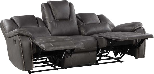 Steve Silver Co. Katrine Charcoal Manual Reclining Sofa-1