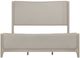 Liberty Furniture New Haven Flax Tone/Sanctuary White King Upholstered Panel Bed-2