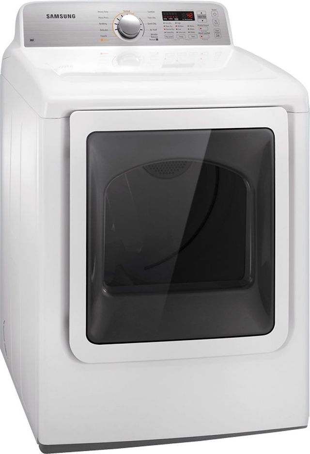 Samsung 7.3 Cu. Ft. White Front Load Electric Dryer-1