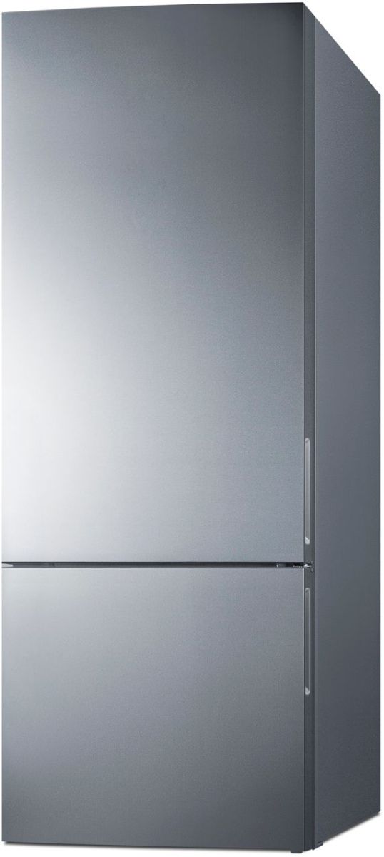 Summit® 28 in. 14.6 Cu. Ft. Stainless Steel Counter Depth Bottom Freezer Refrigerator-3