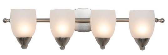 YHD Mirror Lake Brush Nickel 4-Light Vanity Lighting-3
