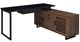 Coaster® Maddox Black/Walnut 60" L-Shape Office Computer Desk-0