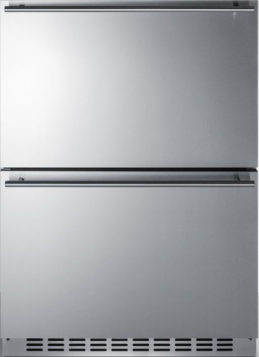 Summit® 3.9 Cu. Ft. Stainless Steel Refrigerator Drawers-0