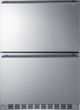 Summit® 3.9 Cu. Ft. Stainless Steel Refrigerator Drawers-0