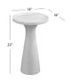 Bassett Mirror Baird White Accent Table-2