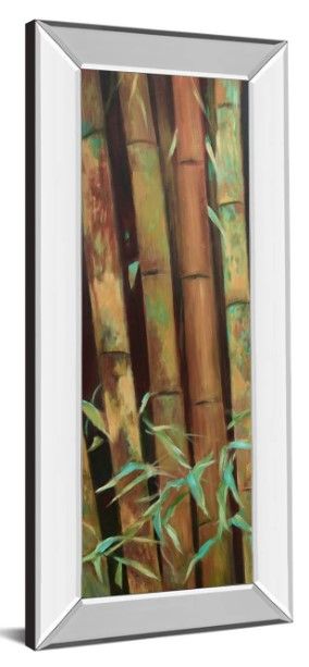 Classy Art Bamboo Finale I by Suzanne Wilkins Mirror Framed Wall Art-1