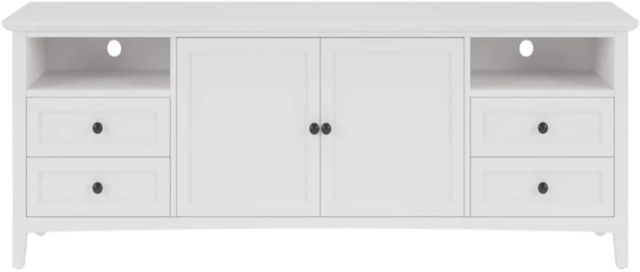 Modus Furniture Grace Snowfall 84" Entertainment Console-2
