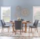 Powell® Banks 5-Piece Gray/Rustic Honey Dining Set-1