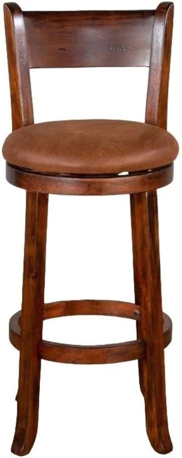 Sunny Designs™  Carriage House Brown 30" Swivel Bar Stool-1