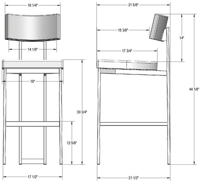 Amisco Customizable Lucas Bar Stool-2