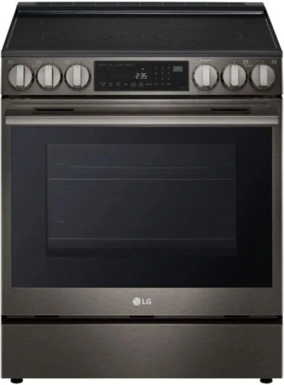 LG 30" Black Stainless Steel Slide-In Electric Range-0