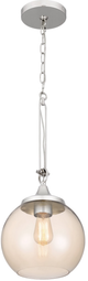 Cal® Lighting & Accessories Rochelle Chrome Pendant-0