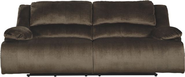 Signature Design by Ashley® Clonmel Chocolate Reclining Sofa-1