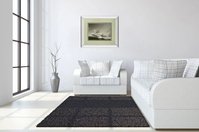 Classy Art Sea Spray Il by Michael Kahn Mirror Framed Wall Art-2