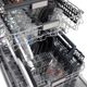 Zline Autograph Edition 24" Black Stainless Steel Third Rack Top Touch Control Tall Tub Built-In Dishwasher with Champagne Bronze Handle-4