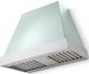La Cornue CornuFé Euclid 36" Roquefort Wall Mounted Range Hood with Polished Chrome Trim-0