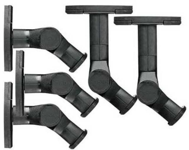 Sanus® Black 5 Pack Adjustable Speaker Wall Mounts-0