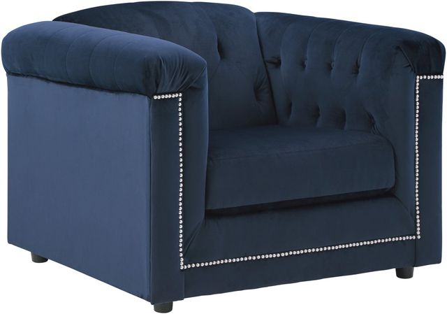 Signature Design by Ashley® Josanna Navy Chair-0