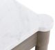 Fairfield® Freya Brown Laminate Console Table with White Stone Top-5