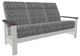Telescope Casual Leeward Agra Classic/Snow Fabric/Polymer Outdoor MGP Cushion Supreme Three-Seat Sofa with Boardwalk Rustic Polymer Arms-0