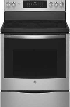 GE Profile™ 30" Fingerprint Resistant Stainless Steel Freestanding Electric Range